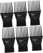 Mikinona Hair Dryer Shaping Comb Set 6pcs Fine Tooth Combs for Women Universal Diffuser Attachment for Styling