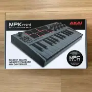 AKAI MPK mini MK3 Professional MIDI Keyboard Controller Gray New in Box