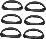 Angoily 6pcs Handle Minis Outdoor Car Handles Speakers Radio Speakerphone Loud Boom Portable Subwoofer Audio Handle Plastic Black