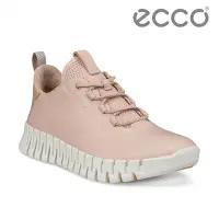 在飛比找Yahoo奇摩購物中心優惠-ECCO GRUUV W 樂步輕便經典皮革休閒鞋 女鞋 裸粉