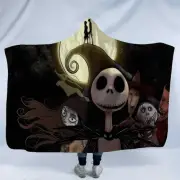 Muppets At The Theatre 3D Hooded Blanket Wearable Flannel Throw Blanket Cloak