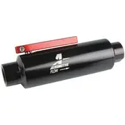 Aeromotive Fuel Filter W/Shut Off -10 Orb 100 Mic. 7.38 X 2" - ARO12331