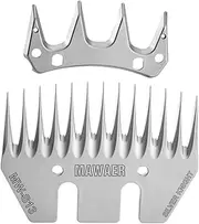 [MAWAER] 13 Tooth Pet & Livestock Shearing Replacement Blades for fit Oster, Lister, Heiniger Sheep Clippers, Detachable Animal Trimmer Shears for Grooming Goats, Lambs, Llamas, Alpacas (13 Tooth)