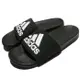 ADIDAS ADILETTE COMFORT 運動拖鞋 黑白 拖鞋 CG3425 【TOP QUEEN】