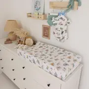 Snuggle Hunny Dragon Organic Bassinet Sheet / Change Pad Cover