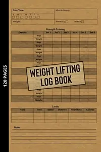 在飛比找誠品線上優惠-Weight Lifting Log Book: Worko