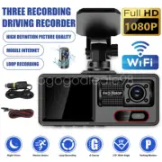 1080P HD Car Three Lens WIFI Camera Front/Rear/Inside Dash Cam Video Recorder US
