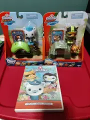 Octonauts Above & Beyond Kwazii & CAPTAIN BARNACLES Adventure PACK & MOVIE DVD