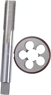 LALAFINA High Speed Steel Metric Tap and Die Set x 1.5mm Thread Tap and Die Kit for Mechanical Work