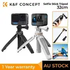 K&F Concept Selfie Stick Tripod Extendable Vlog Portable Stand for GoPro Hero