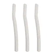 9X Eyebrow Facial Razor Dermaplaning Tool - Wheat Straw Handle
