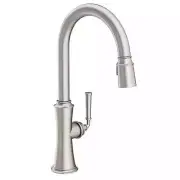 Newport Brass Stripling Pull-down Kitchen Faucet in Stainless Steel