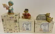 Mint 3 Cherished Teddies In Original Boxes. Benny, Bertie, Store Signage 2/61