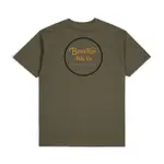 BRIXTON WHEELER II STND T恤 (軍綠)《JIMI SKATE SHOP》