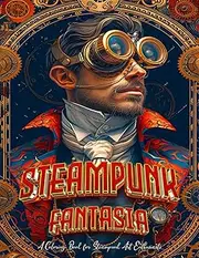 Steampunk Fantasia Coloring Book: A Stress Relief Coloring Book For Fantasy Lovers! Creative Escape & Artistic Relaxation.