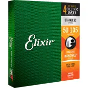 Elixir NANOWEB Stainless Steel Bass — 14702 Medium .050-.105