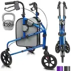 Vive Mobility 3 Wheel Walker - Three Wheeled Rollator for Seniors - Lightweig...