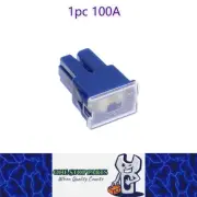 1 x 100Amp Blue Medium Female Slow Blow Fuse Block 15mmx22mmx32mm High 100A Fuse