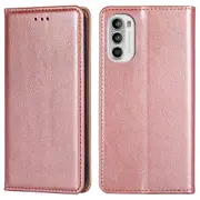 For Motorola Moto G52 4g/g82 5g Pu Leather Magnetic Auto Closing Phone Case Wallet Foldable Stand Shockproof Cover
