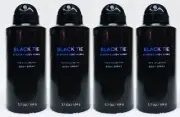 4 Bath & Body Works BLACK TIE FOR MEN Body Spray Mist Perfume 3.7 oz