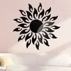 Room Decoration Sun Flower Sticker Wallpaper Mirror Surface Sticker Wall Decals