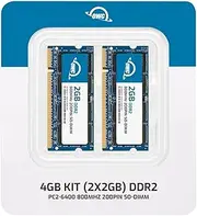 OWC 4.0GB Kit (2 x 2GB) PC2-6400 DDR2 800MHz SO-DIMM 200 Pin Memory Upgrade Kit