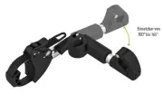 Eufab Strap Frame Holder Adjustable Short Ø 25 +30mm for All Uva
