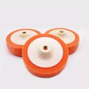3* Orange Polishing Sponge Heads 3pcs Buffing Sponge Heads Diameter 150MM/6 Inch