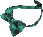 [JEWEDECO] Pre-tied Tuxedo Bow Tie for Boys and Girls Patrick's Day Costume Accessory Festive Design for Parties and Celebrations