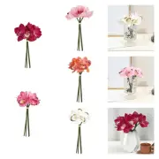Artificial Cymbidium Moisturizing Realistic Gift Decoration Long Stem for Dining