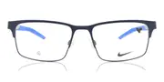 Nike 8154 410 Men's Glasses Blue Size 53 - Private Health Rebate - Blue Light Block Available