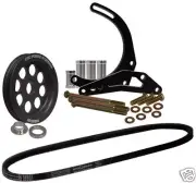 KRC SBC DELCO ALTERNATOR MOUNTING KIT,BELT,PULLEY,BRKT