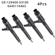 4Pcs Fuel Injector Fit for Yanmar 4TNV88C Engine 129A00-53100 0445110463 New