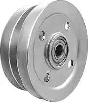 Mower Deck Double Deck Drive Belt Tightener Pulley Fit for John Deere GX255 GX325 GX335 GX355 LX280 LX288 LX289 48C and 54C Deck Replace AM133924 AM127594 AM125668