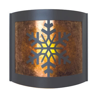 PD Metals Snowflake Wall Sconce Cappuccino Color