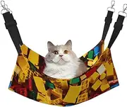 EdWal Colorful Brick print Soft Sleeping Hammock Cat Hammock for Cage Hanging,Pet Hammock Bed Adjustable for Small Animals