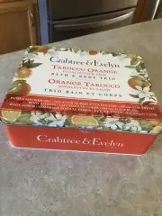 Crabtree & Evelyn Tarocco Orange Eucalyptus & Sage Gift Set NEW