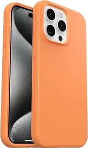 [Otterbox] Symmetry+ MagSafe Apple iPhone 15 Pro Max (6.7") Case Sunstone (Orange) - (77-92909), Antimicrobial,Drop+ 3X Military Standard,Raised Edges