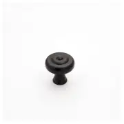 Decade 38mm Fluted Knob, Matt Black