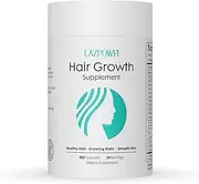 LAZPOWFI Hair Growth Vitamins, Biotin 10000mcg, Vitamin A, B3, C, D, E, Calcium, Hair Growth Supplement, Supports Hair & Nails Natural Growth for Stronger - 066