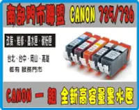 在飛比找Yahoo!奇摩拍賣優惠-全新 Canon 副廠墨水匣 PGI-725-CLI-726