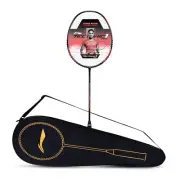 Li-Ning Tectonic 1S Carbon Fibre Strung Badmiton Racket with Full Cover