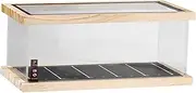 #N/A 1:64 Scale Scenery Parking Lot, Display Case for 1/64 Diecast Cars, Garage Display Case, Mini Car Garage Acrylic Showcase for Countertop Models Miniature Figurines Study Bookshelf, 1 Tier