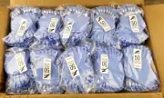 Case of 1000 Z Tags Feedlot Ear Tags for Cattle , Color Blue, New S4