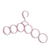 Tie Rack Hole Ring Rope Slots Holder Storage Rack Scarf Tie Organizer Belt Shawl Wrap Hanger Hook Wardrobe Closet Organizer