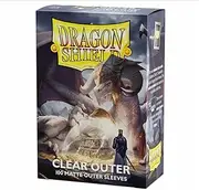 Arcane Tinmen Dragon Shield Outer Sleeves, Standard, Matte Clear
