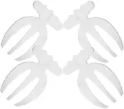 UTHCLO Set of 4 Salad Claw Forks Short Handle Fruit Claw Salad Claw Suitable for Restaurant Use
