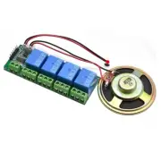 AI Intelligent Voice Recognition Module 4CH Offline Voice Control Switch2230