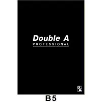 在飛比找蝦皮商城優惠-Double A B5辦公室系列筆記本（黑牛皮）橫線內頁DA