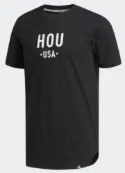 ADIDAS HOUSTON TEE SHIRT ELEVATE HOU CLIMALITE STAY DRY H-TOWN T-SHIRT A11